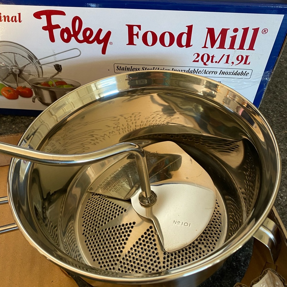 New FOLEY Food Mill 2-quart Stainless Steel